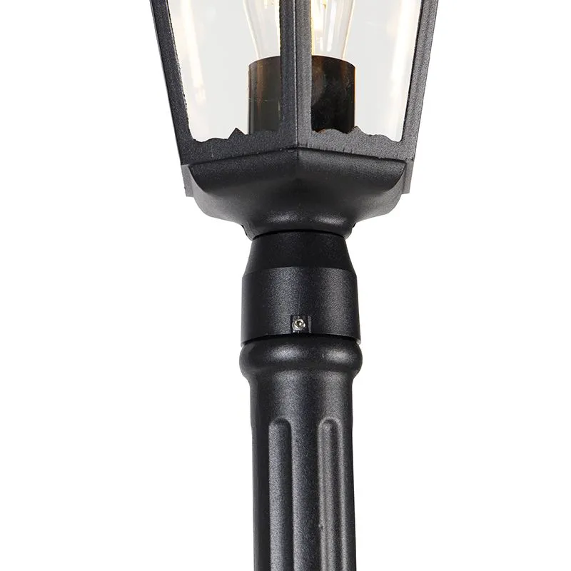 Lanterna da esterno classica nera 200 cm IP44 - Avana