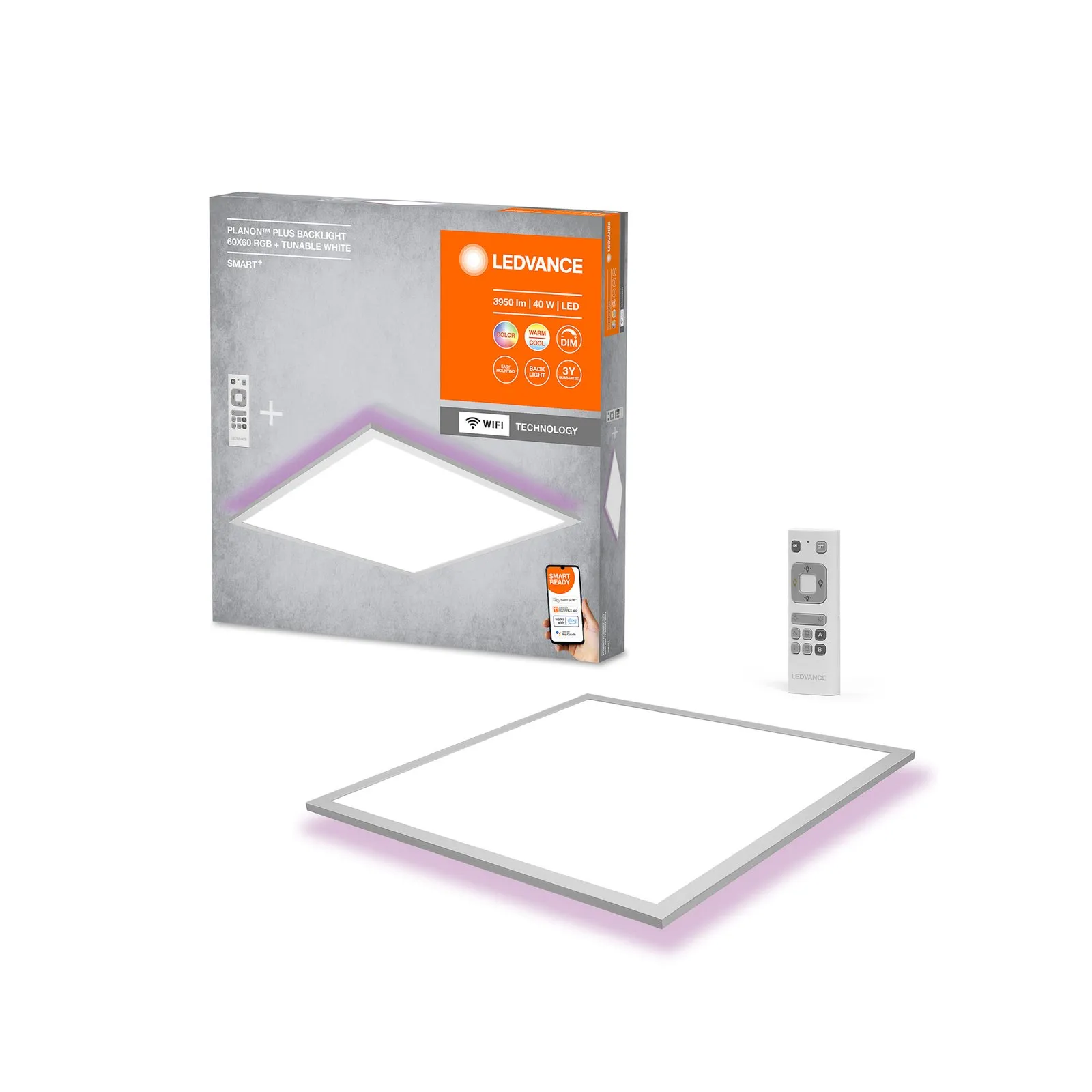 LEDVANCE SMART+ WiFi Planon Plus 60x60cm bianco