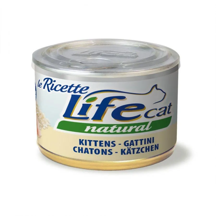 Life Cat Natural Cibo umido per gatti Kitten Pollo 150g 