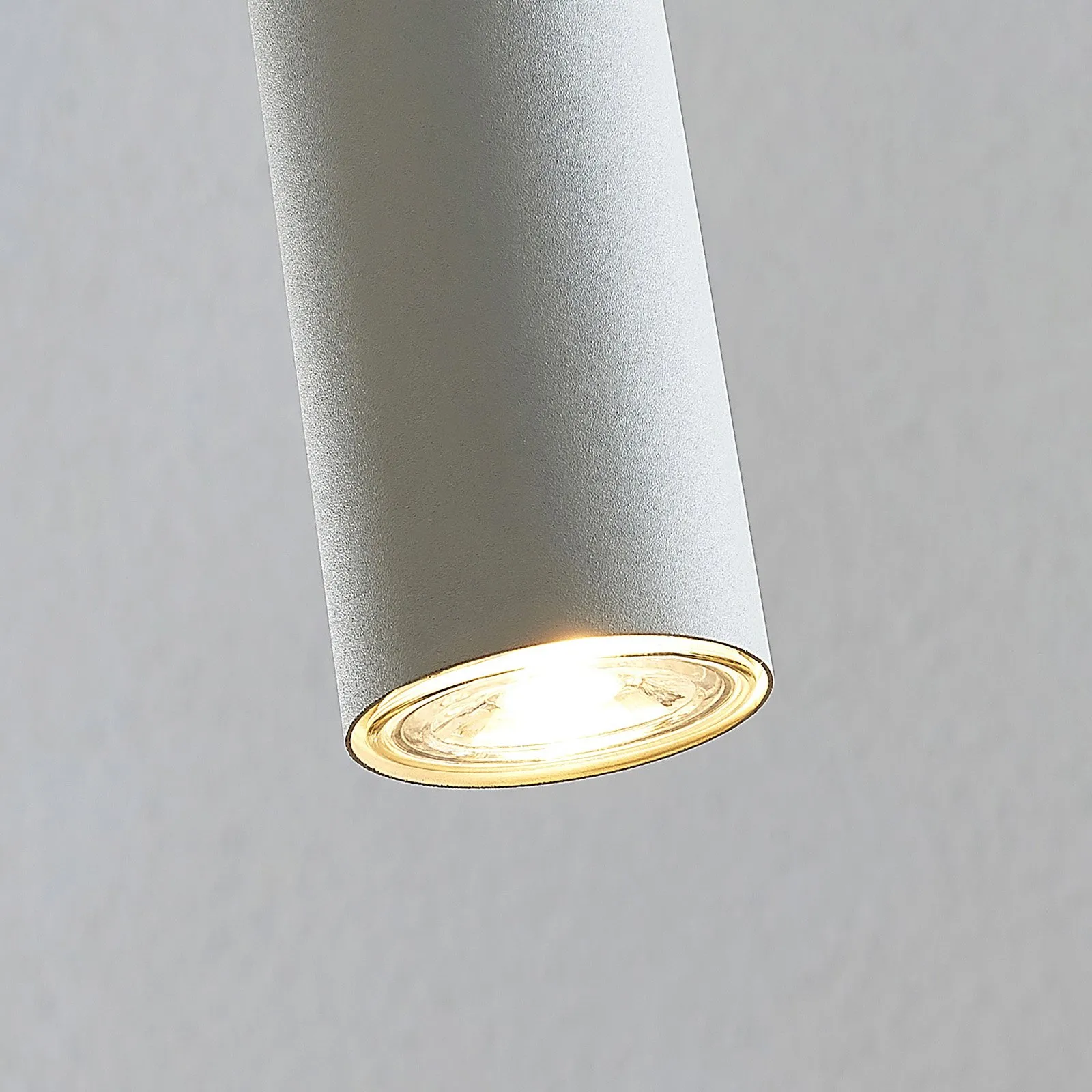 Lindby lampada a sospensione Joffrey, 76 cm, bianco, a 4 luci, GU10