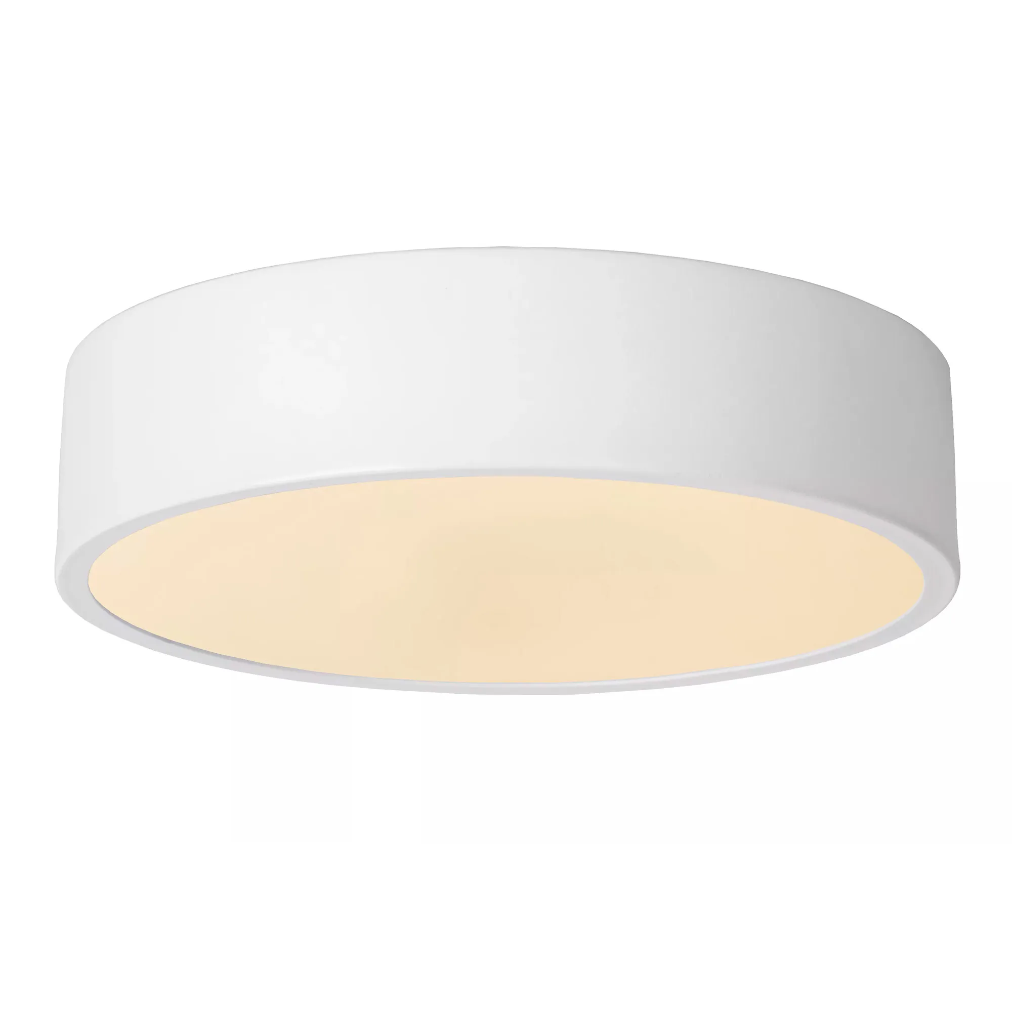 Lucide  Lampada a soffitto rotonda per bagno Ø 20 cm con luce a led dimmerabile Unar - 12W - 2700k Luce Calda