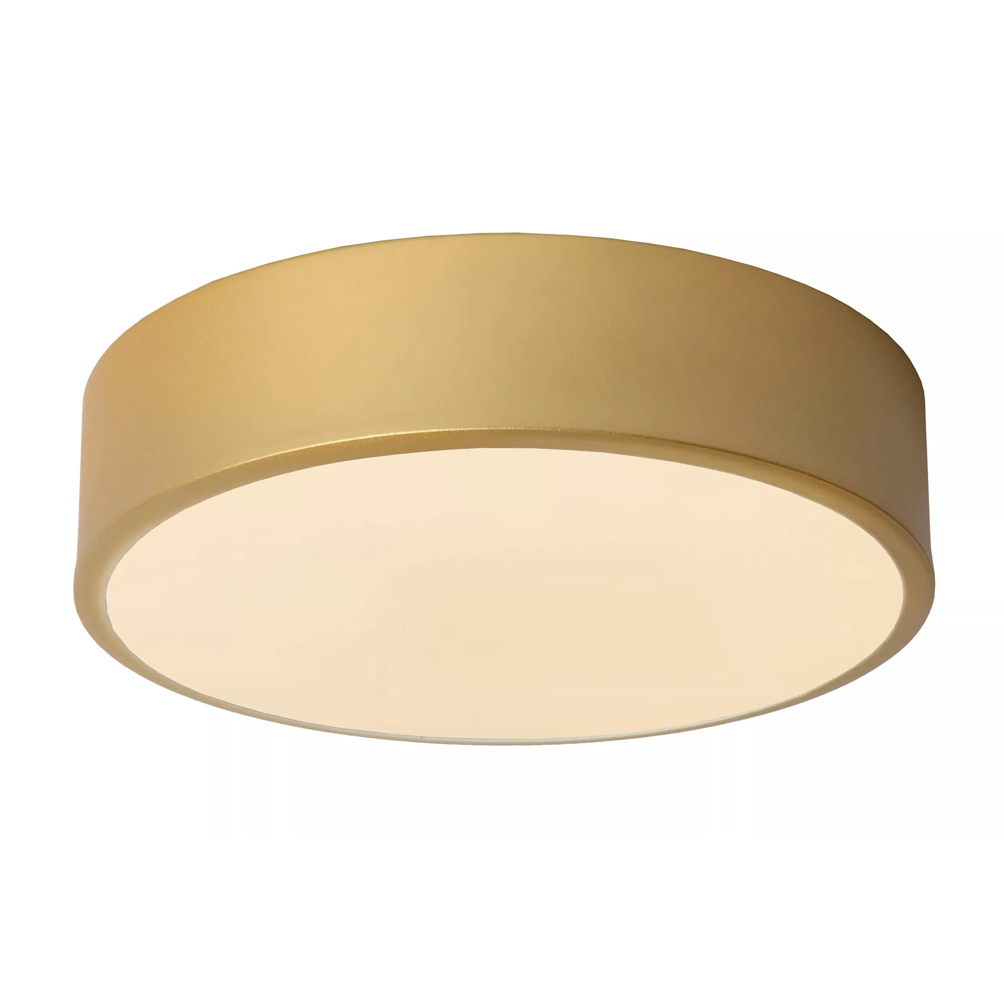 Lucide  Lampada a soffitto rotonda per bagno Ø 20 cm con luce a led dimmerabile Unar - 12W - 2700k Luce Calda