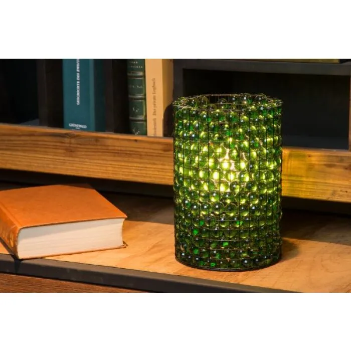 Lucide MARBLOUS Lampada da tavolo Nero, Trasparente, chiaro, 1-Luce
