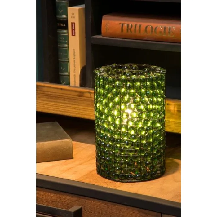 Lucide MARBLOUS Lampada da tavolo Nero, Trasparente, chiaro, 1-Luce