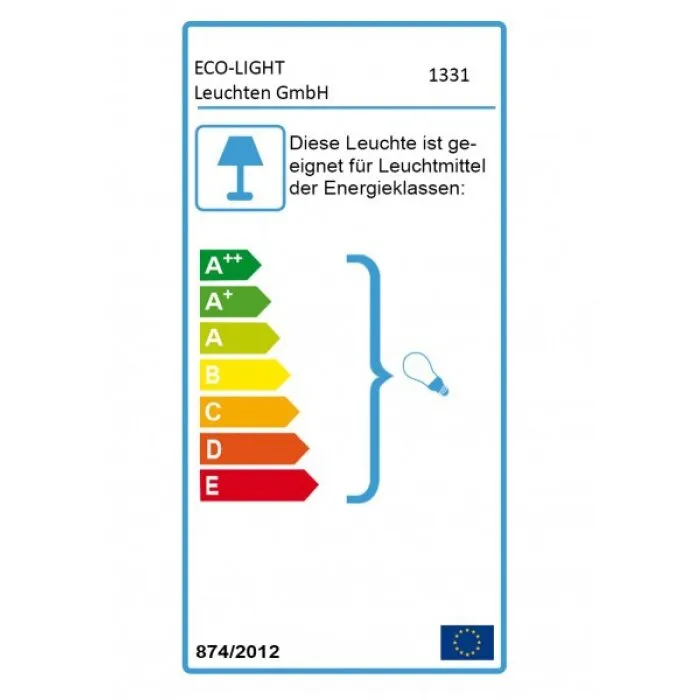 Lutec BRISTOL Applique per esterno Trasparente, chiaro, Bianco, 1-Luce, Sensori di movimento