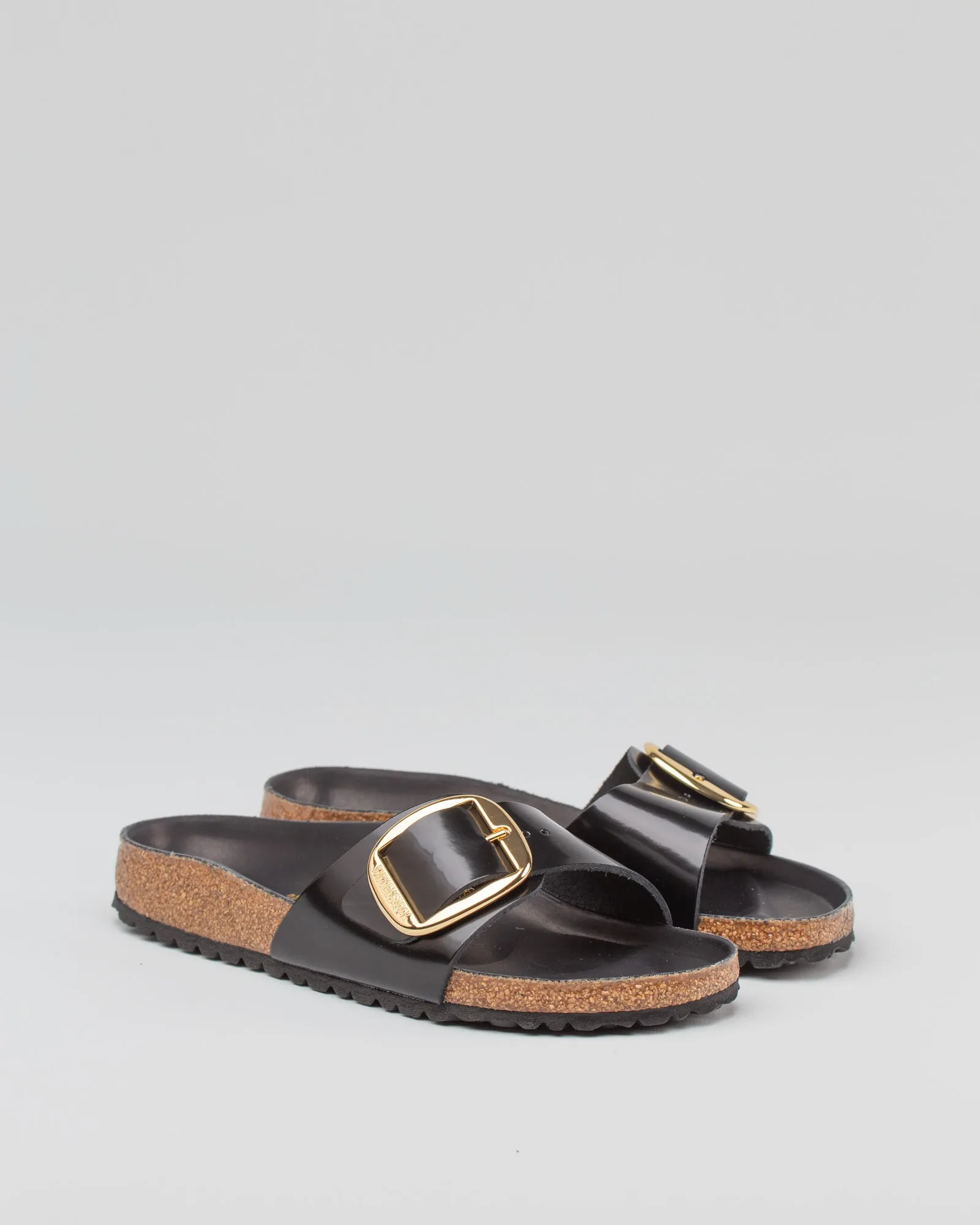 Madrid Big Buckle Shine Black