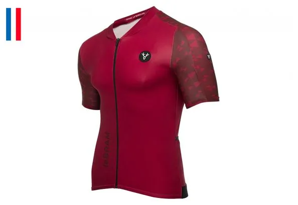 Maglia Aero manica corta Bordeaux Lezeram Loze