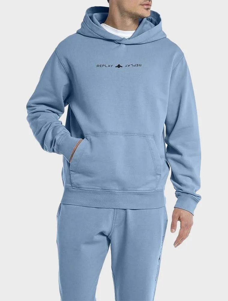 Maglia In Felpa Replay - Azzurro