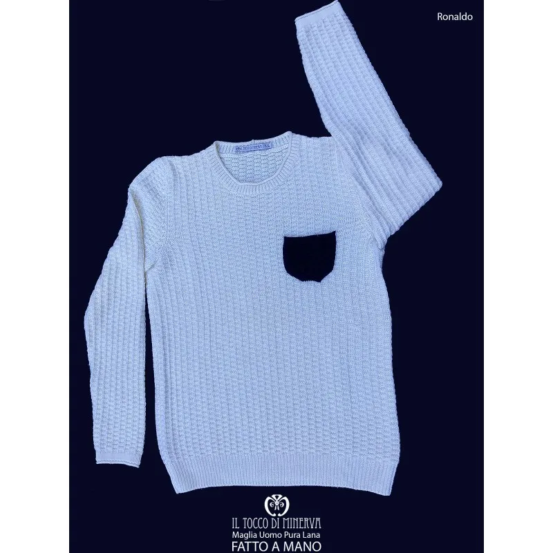 Maglia Uomo Pura Lana Ronaldo - Fatto a Mano