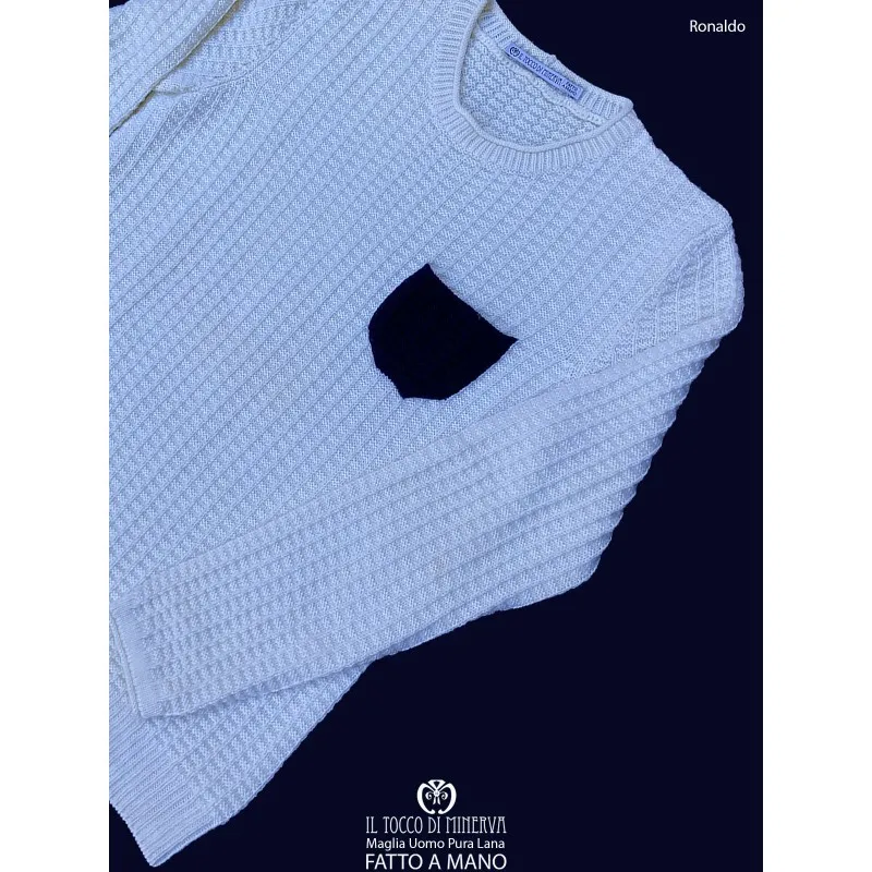 Maglia Uomo Pura Lana Ronaldo - Fatto a Mano