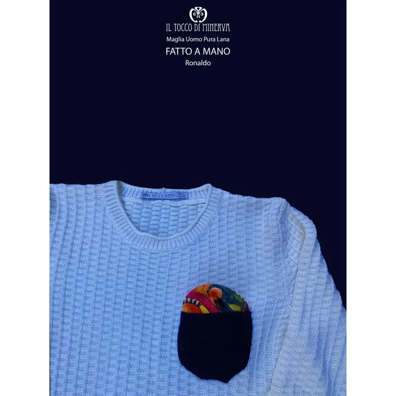 Maglia Uomo Pura Lana Ronaldo - Fatto a Mano