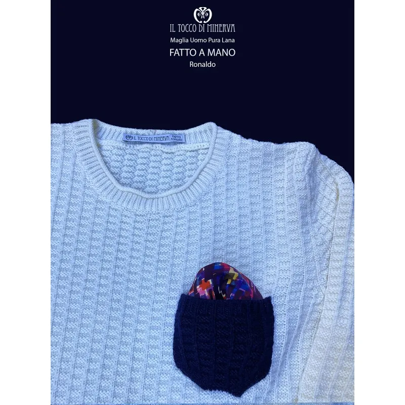 Maglia Uomo Pura Lana Ronaldo - Fatto a Mano
