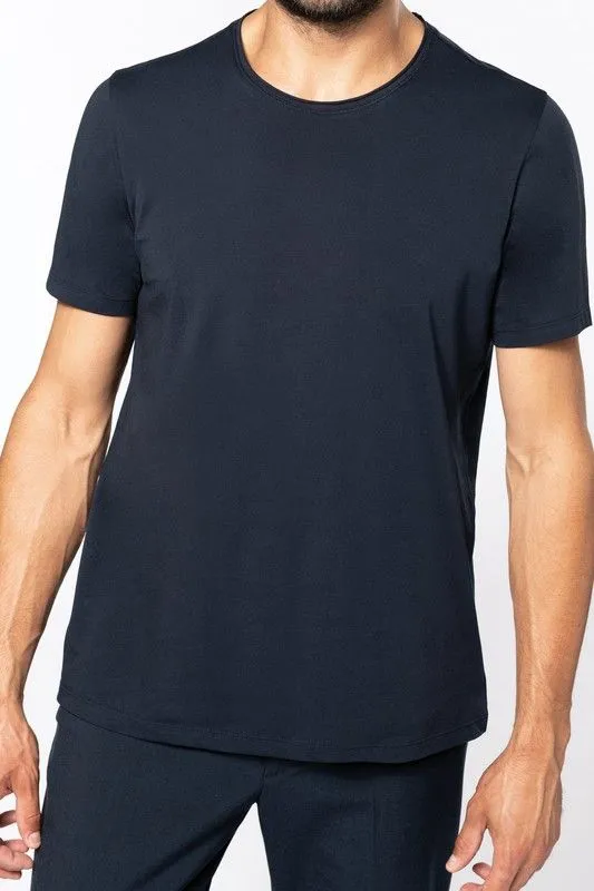 Maglietta ecologica da uomo con collo senza cuciture
