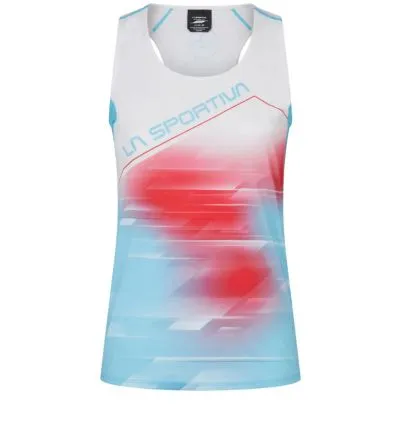 Maglietta La Sportiva Sky Tank (Malibu Blue/White) Donna