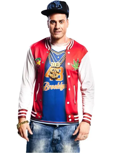 Maglietta rapper uomo