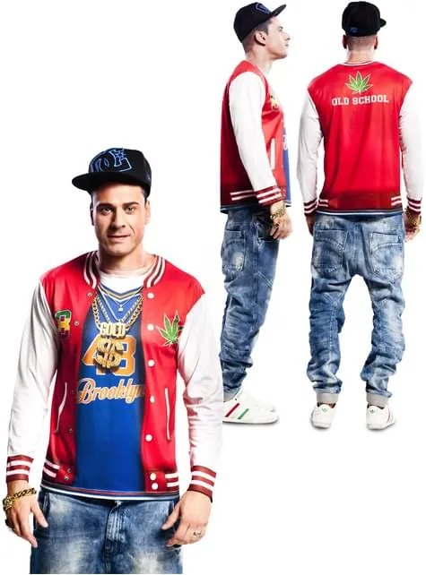 Maglietta rapper uomo
