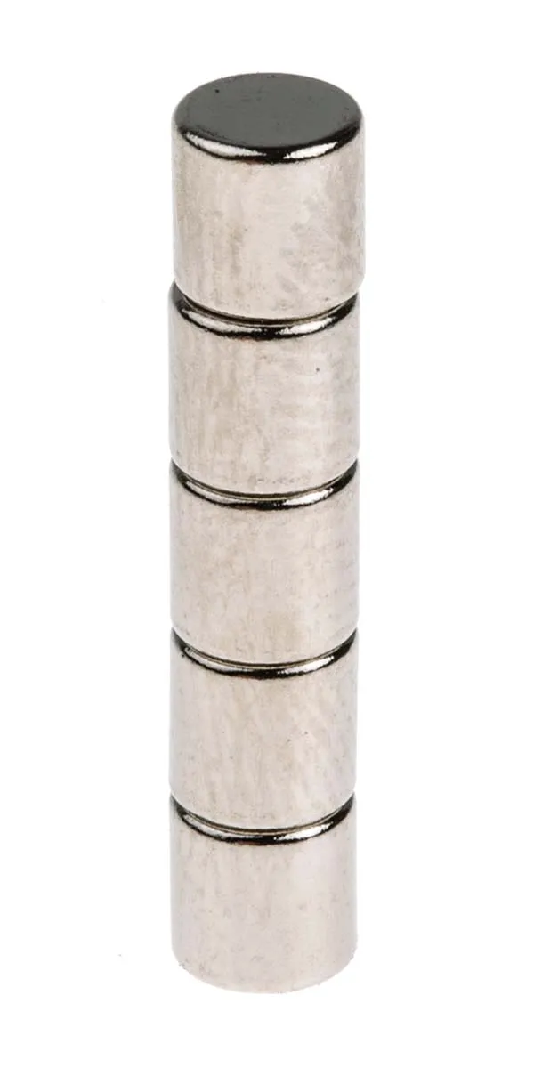 Magnete a disco Eclipse, Ø 5mm spesso 5mm, trazione 1.3kg