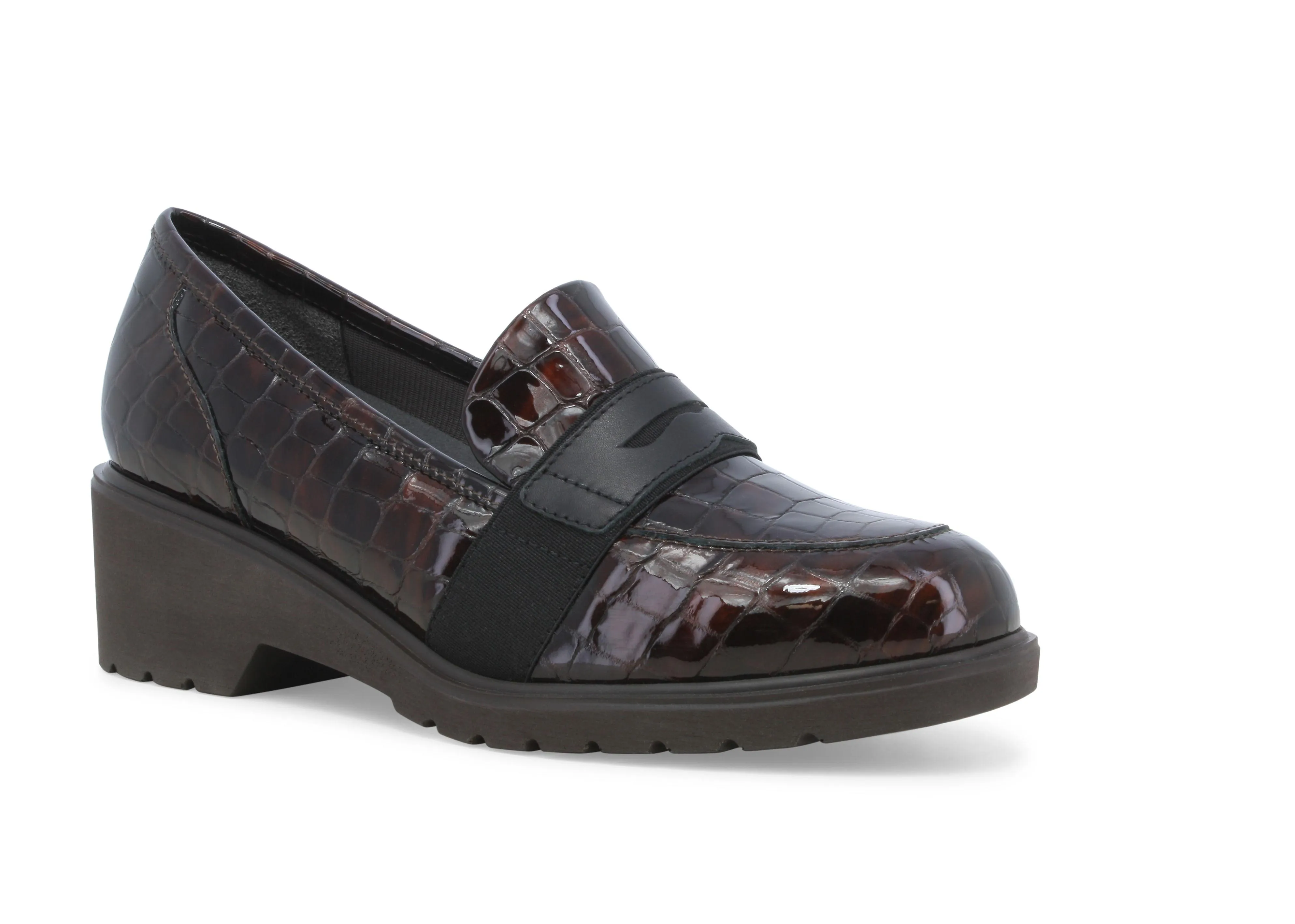 Melluso Mocassino donna in vernice sioux moro r35740w