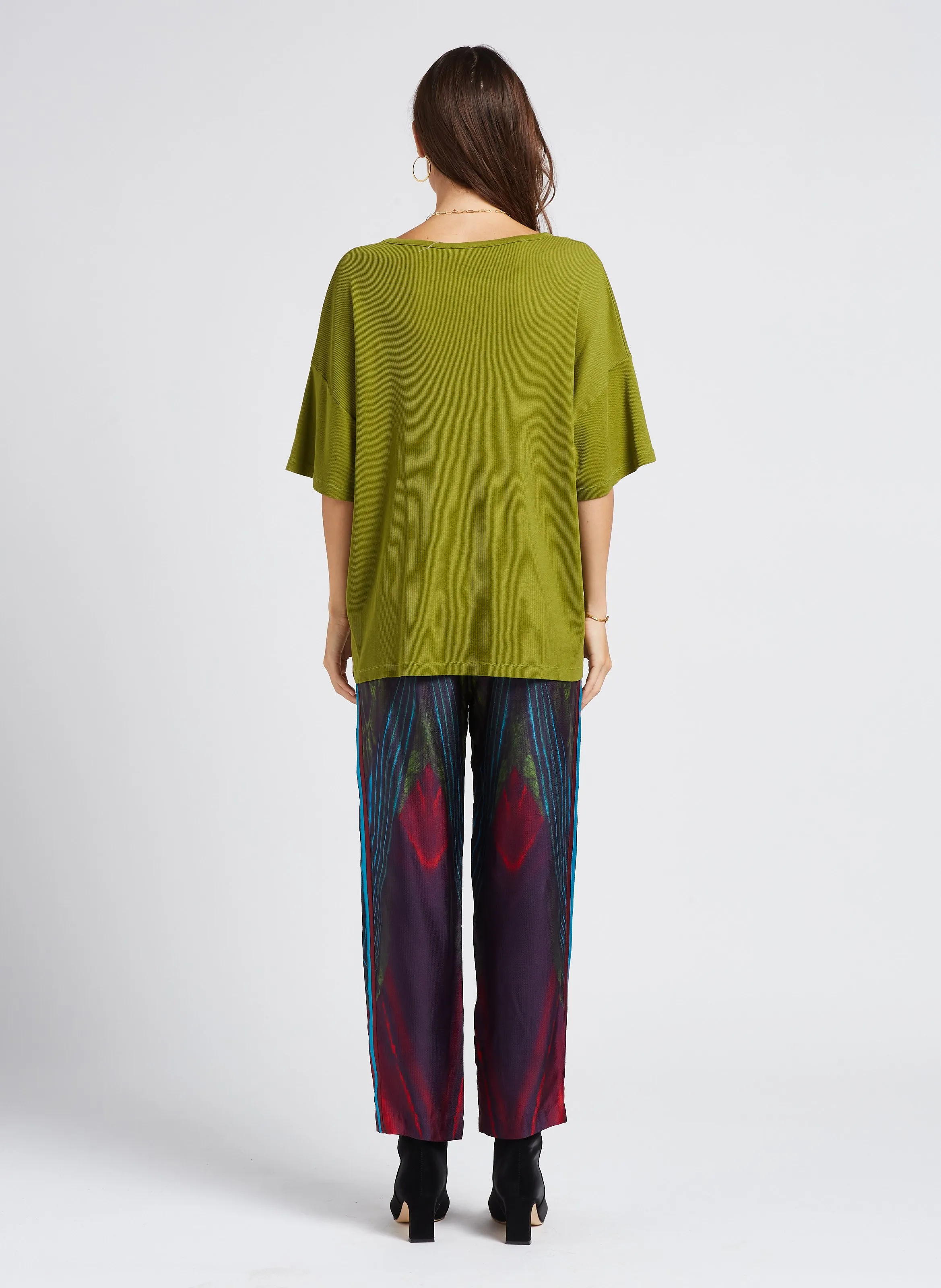  MES DEMOISELLES   IBBA - Pantaloni a vita alta stampati | Multicolore