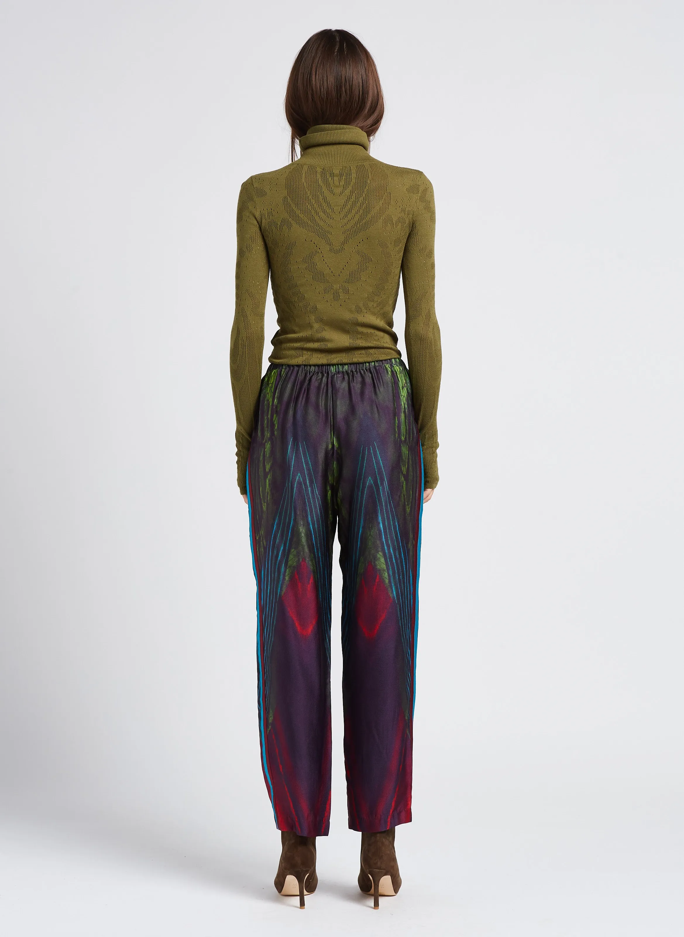  MES DEMOISELLES   IBBA - Pantaloni a vita alta stampati | Multicolore