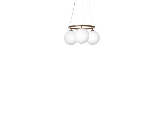 Miira 3 Circular Lampadario Dark Bronze/Opal - Nuura | Acquista online