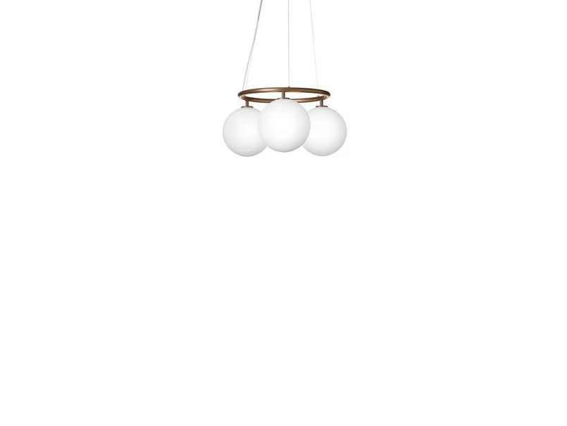 Miira 3 Circular Lampadario Dark Bronze/Opal - Nuura | Acquista online