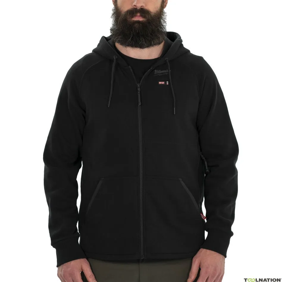 Milwaukee Accessori 4932480065 M12 HHBL4-0 (XXL) M12 Felpa con cappuccio riscaldata nera