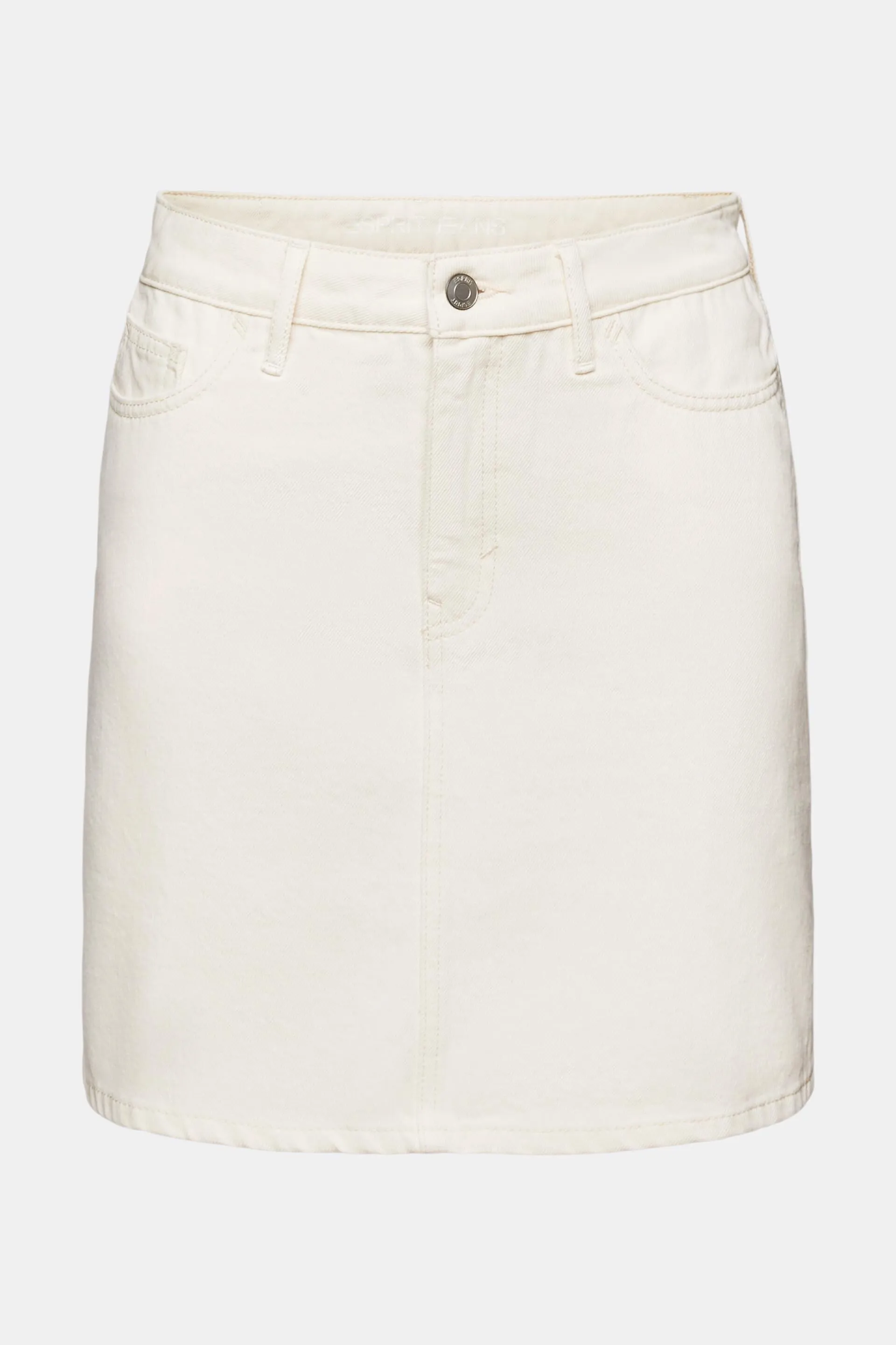 Minigonna di jeans a vita alta