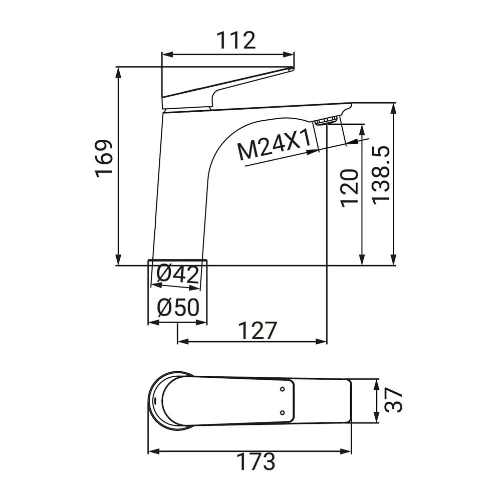 Miscelatore lavabo Dynamic cromo
