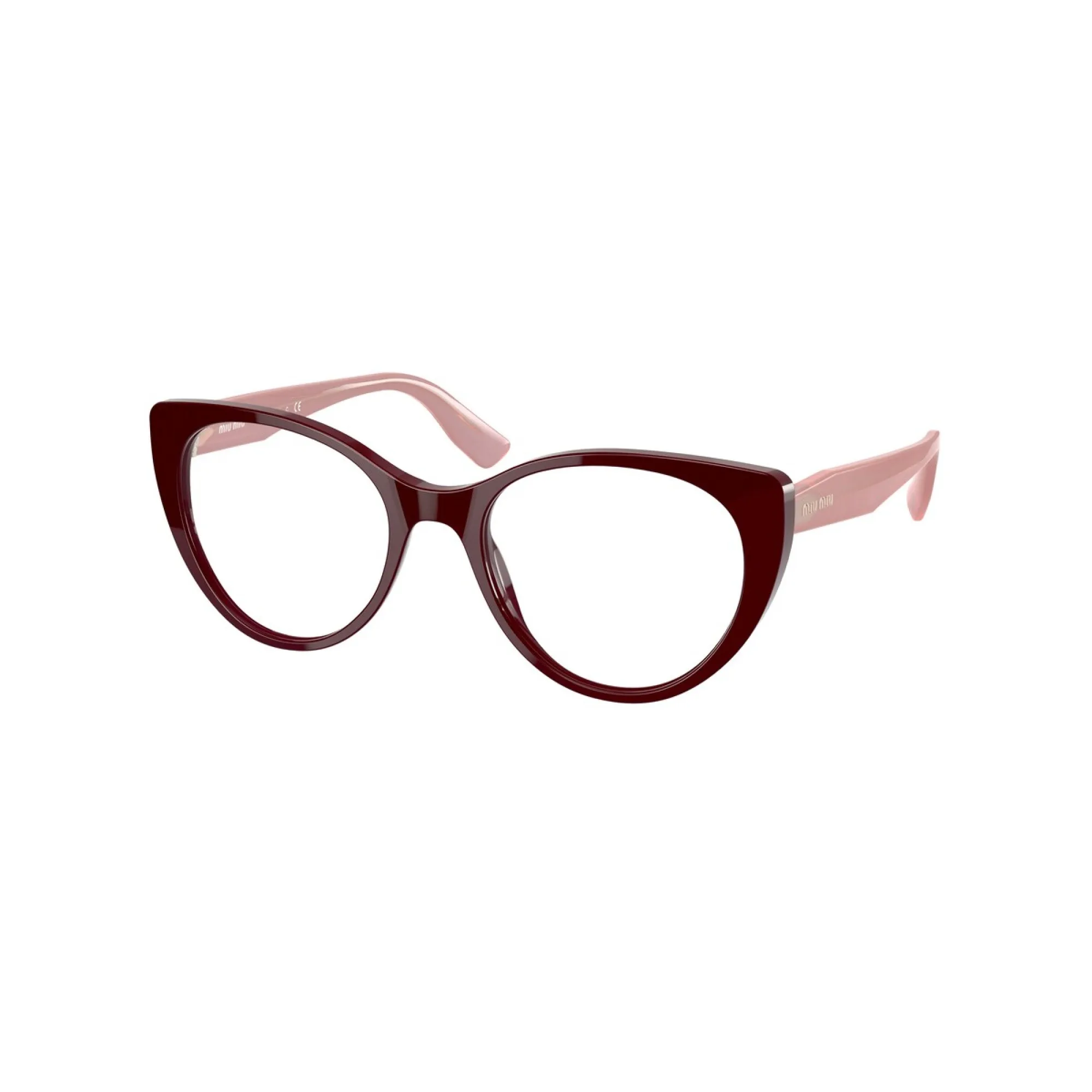   Miu Miu MU 06TV - USH1O1 Bordeaux | Occhiale Da Vista Donna 