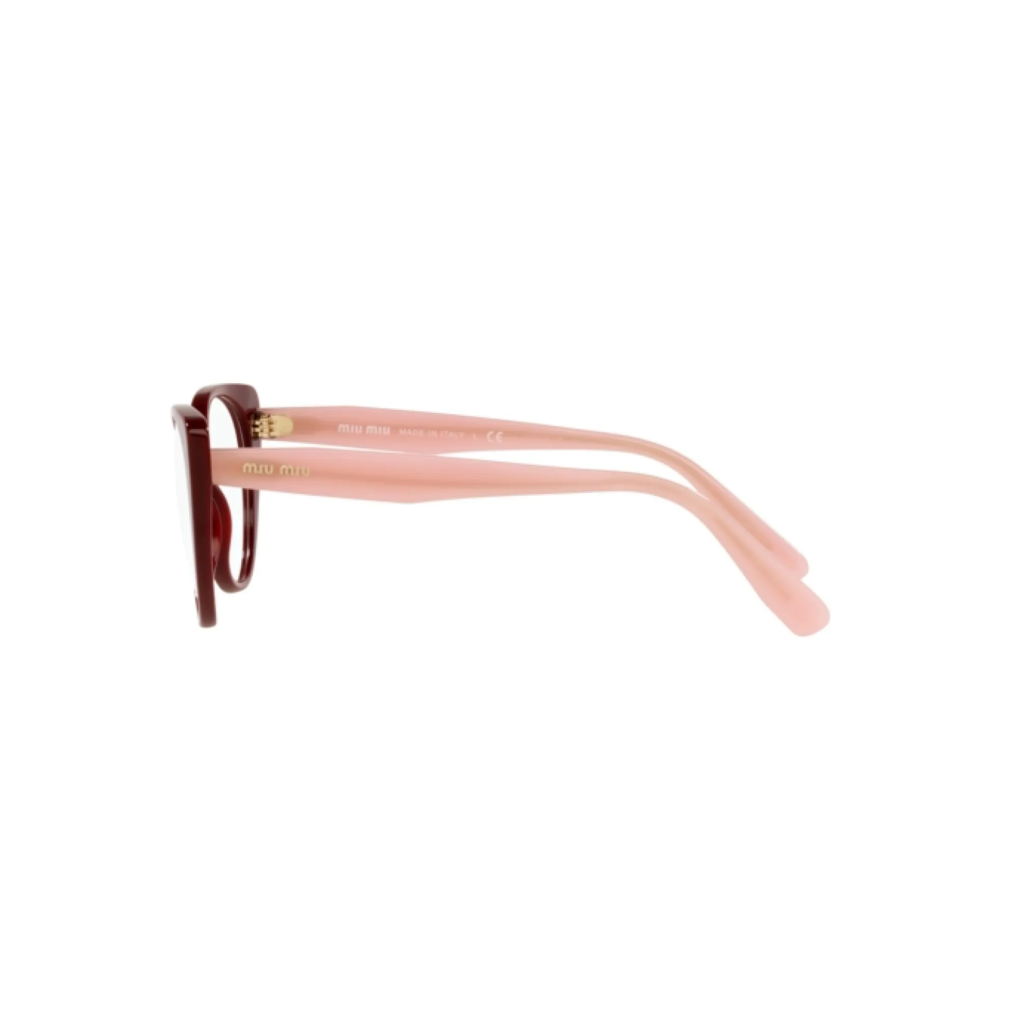   Miu Miu MU 06TV - USH1O1 Bordeaux | Occhiale Da Vista Donna 