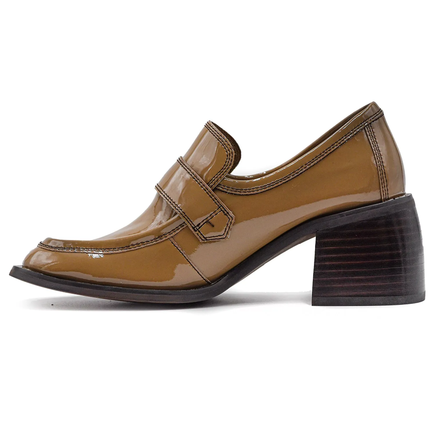 Mocassini Ecole Jeffrey Campbell Donna Taupe Fibbia Laterale