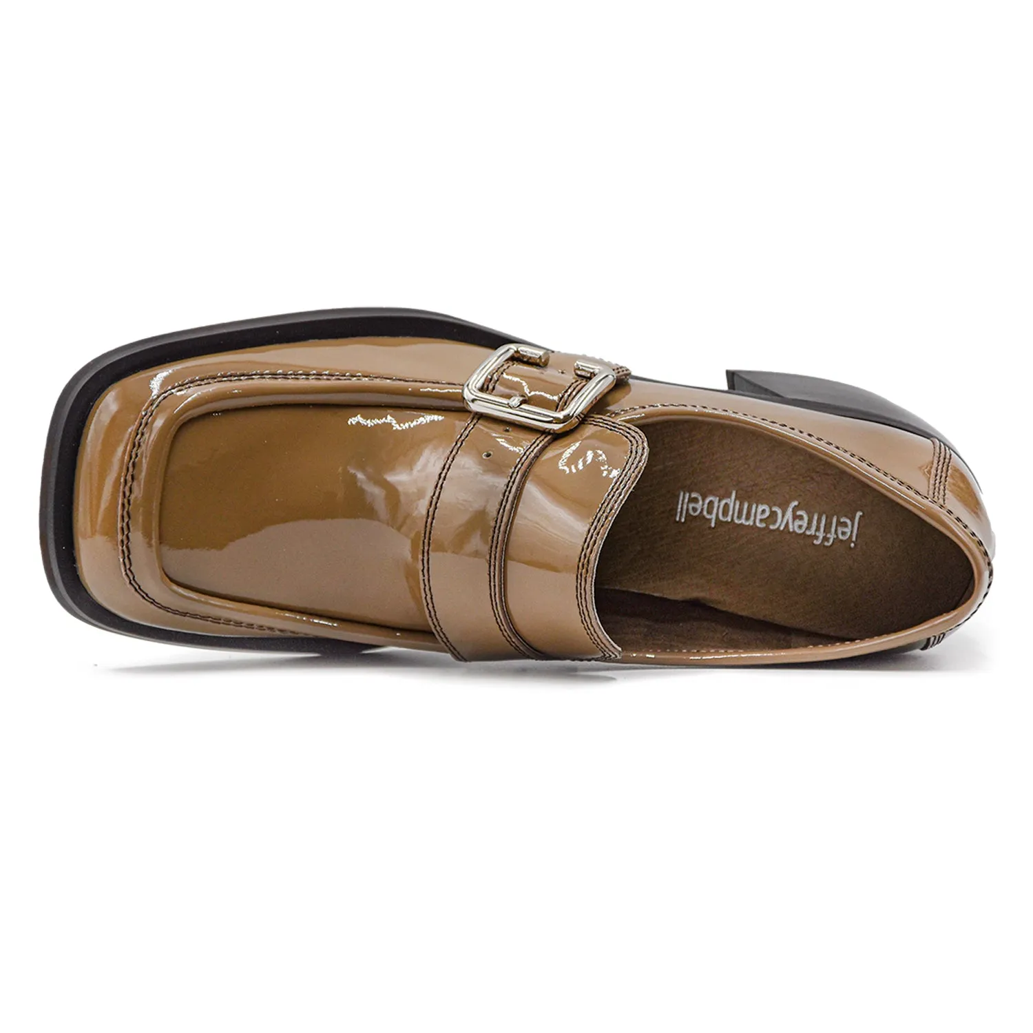 Mocassini Ecole Jeffrey Campbell Donna Taupe Fibbia Laterale