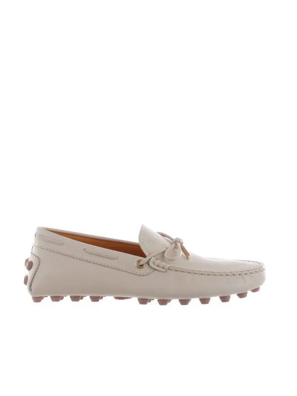 Mocassino gommino bubble in pelle
