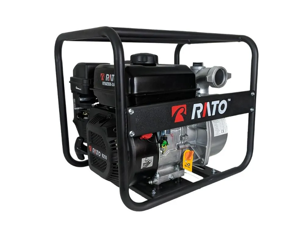 Motopompa a scoppio rato rt80zb26-3.6q 212cc 6hp autoadescante acque chiare 3 pollici Rato