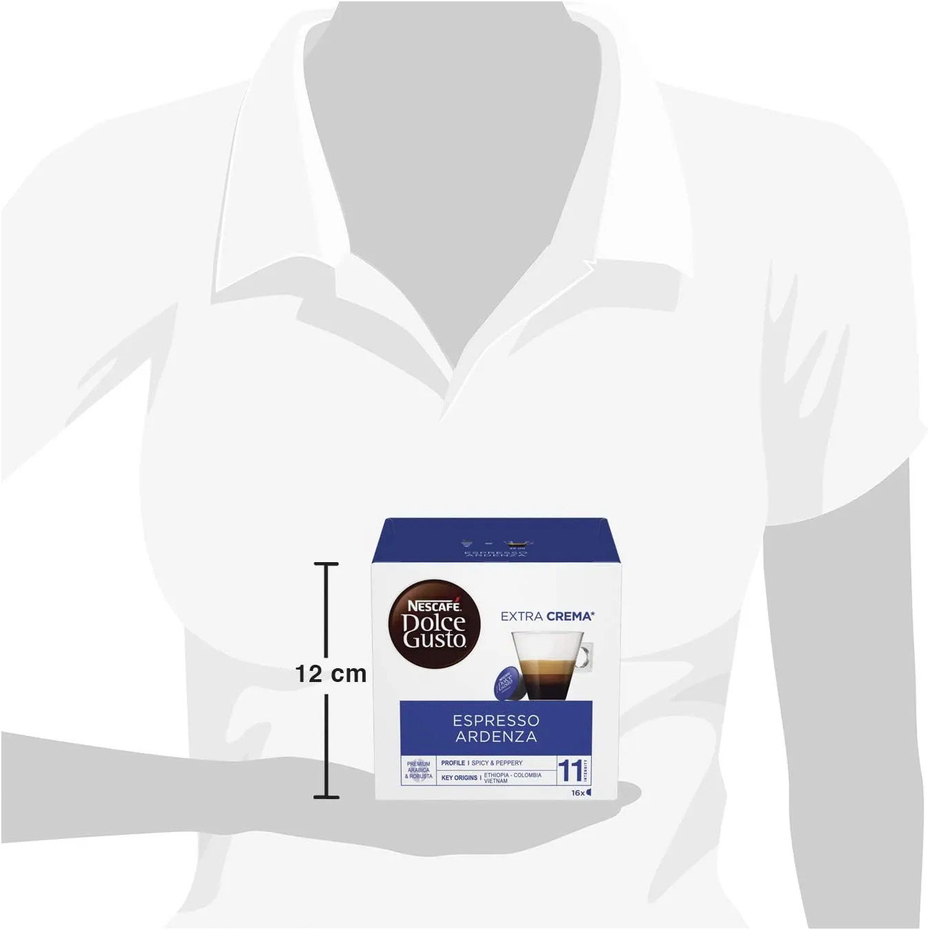 NESCAF DOLCE GUSTO Espresso Ardenza Caffè, 6 Confezioni da 16 capsule (96 capsule)
