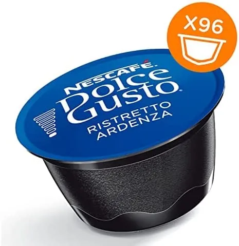 NESCAF DOLCE GUSTO Espresso Ardenza Caffè, 6 Confezioni da 16 capsule (96 capsule)