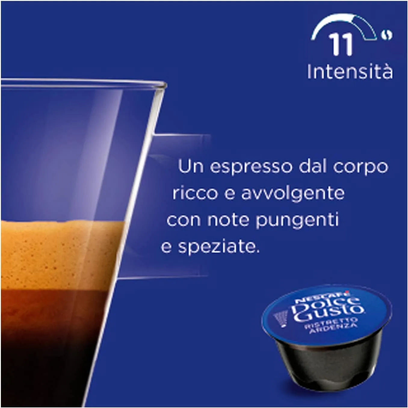 NESCAF DOLCE GUSTO Espresso Ardenza Caffè, 6 Confezioni da 16 capsule (96 capsule)