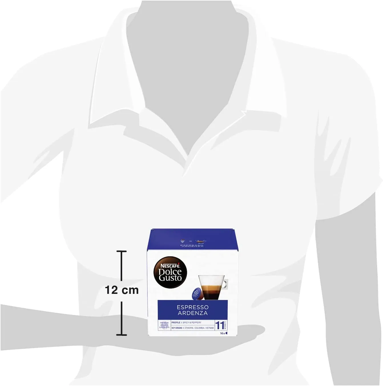 NESCAF DOLCE GUSTO Espresso Ardenza Caffè, 6 Confezioni da 16 capsule (96 capsule)