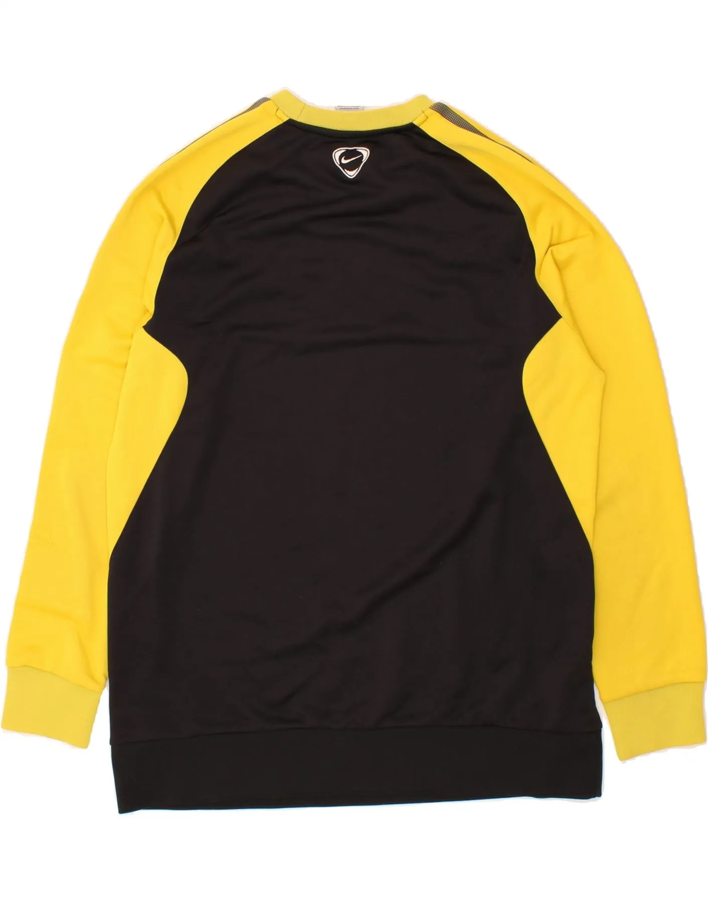 NIKE Mens Dri Fit Sweatshirt Jumper UK 46/48 XL Black Colourblock