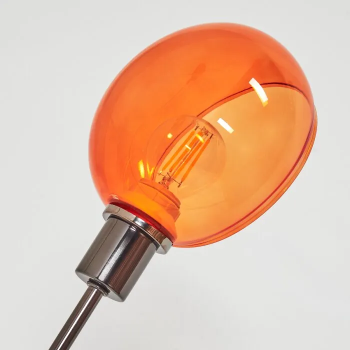 Nikkala Lampada da terra Cromo, Nero, 5-Luci
