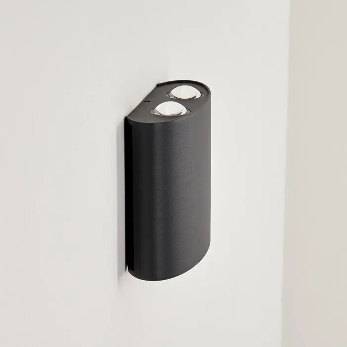 Oiba Applique da esterno LED Grigio, 1-Luce
