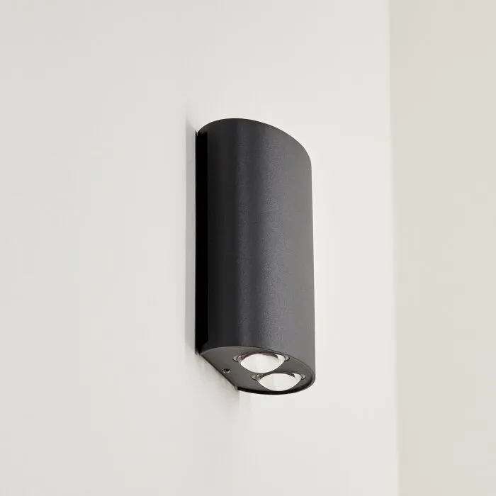 Oiba Applique da esterno LED Grigio, 1-Luce