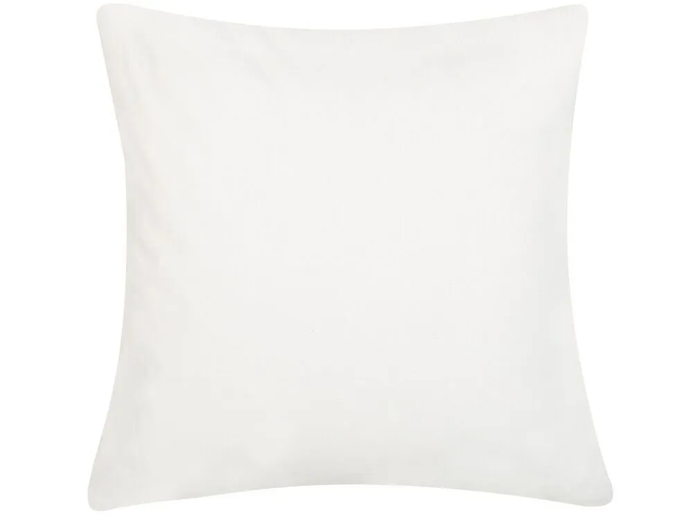 PACHIRA Set di 2 cuscini Trama astratta Giallo 45 x 45 cm Cotone