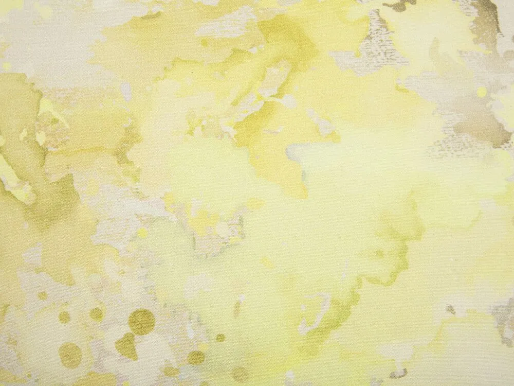 PACHIRA Set di 2 cuscini Trama astratta Giallo 45 x 45 cm Cotone