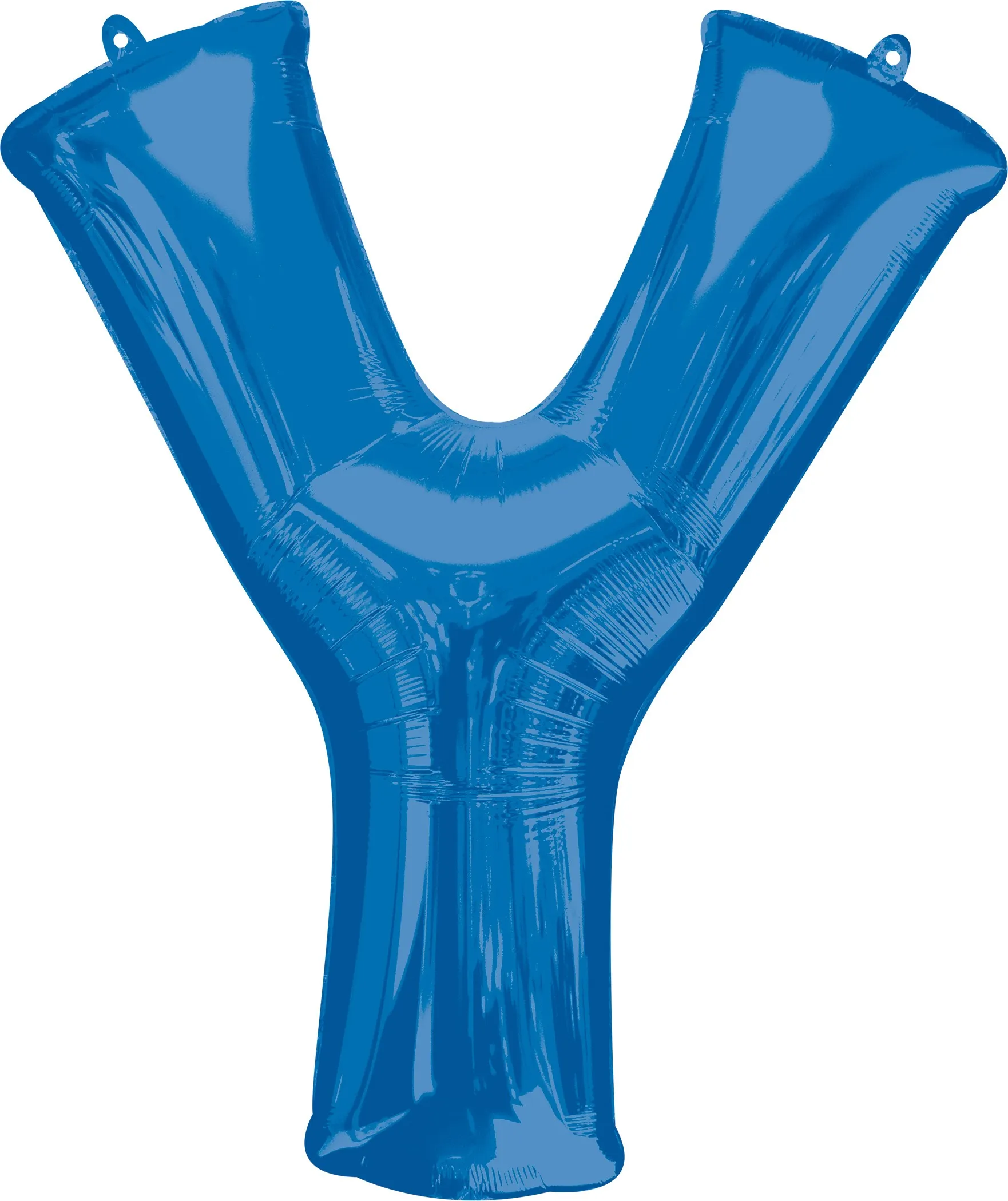 Palloncino foil lettera Y blu XL 86 centimetri
