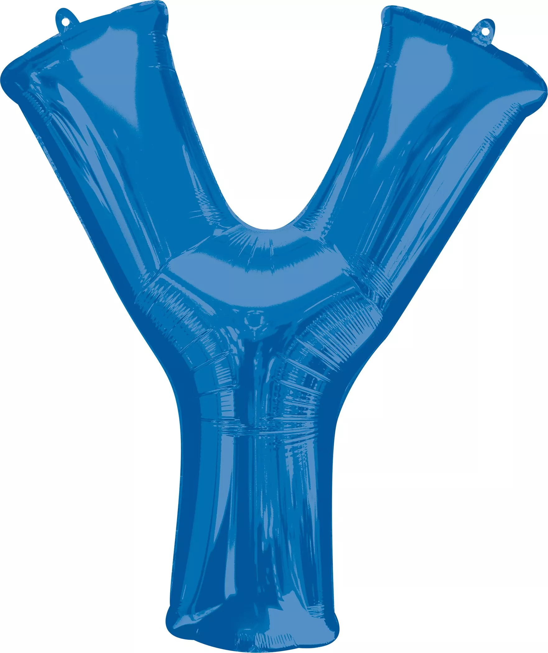 Palloncino foil lettera Y blu XL 86 centimetri