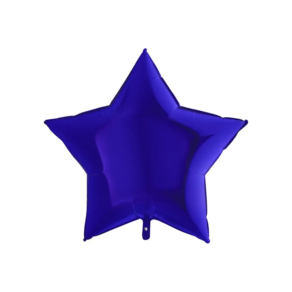 Palloncino Pallone Stella Blu Capri Grande Sagomato Mylar Foil Elio Aria Addobbi Compleanno Festa