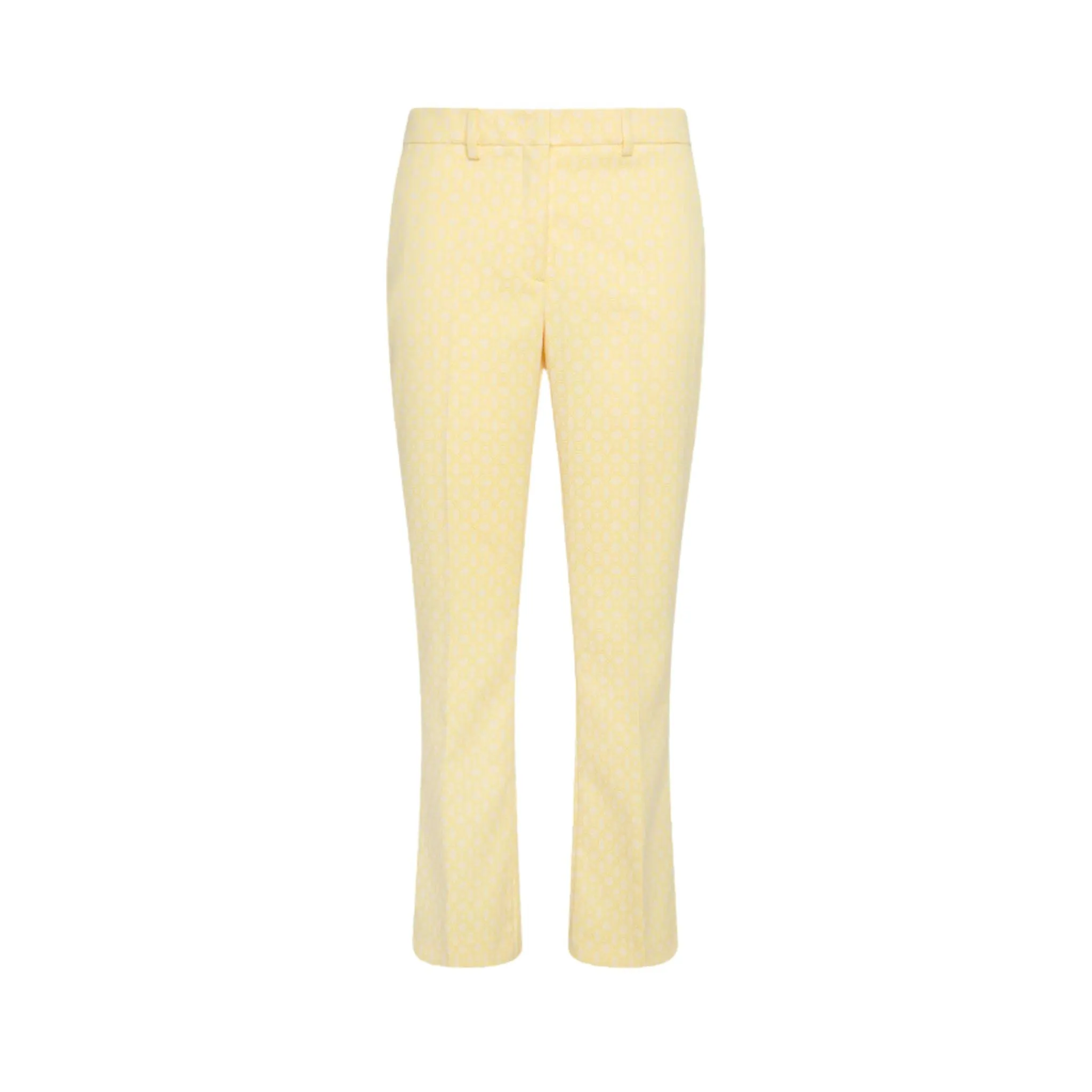 Pantalone Donna con stampa geometrica ricamata