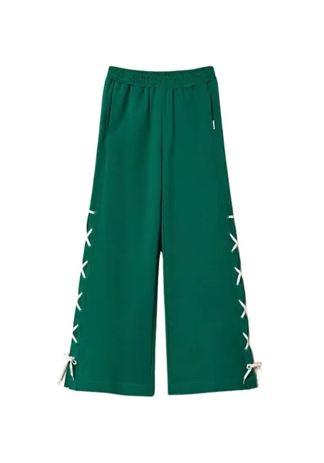 Pantaloni a palazzo con spacchi